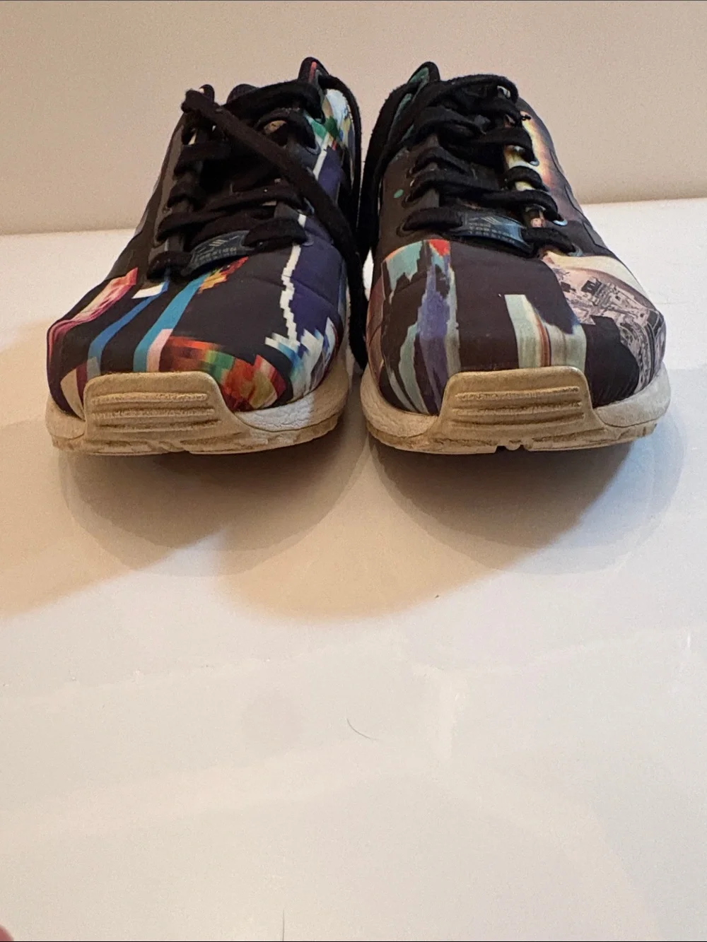 adidas Black Multicolor Graphic Sneakers